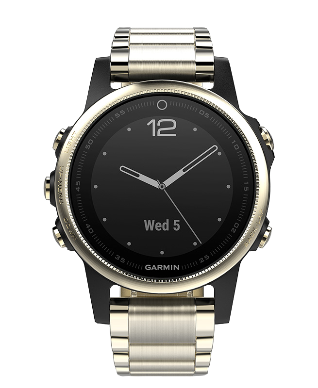 FENIX 5S SAPPHIRE золотистые с металлическим браслетом FENIX 5S SAPPHIRE золотистые с металлическим браслетом