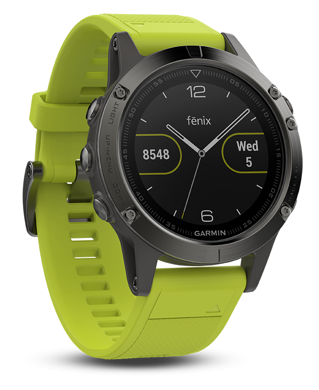 FENIX 5 серые с желтым ремешком FENIX 5 серые с желтым ремешком