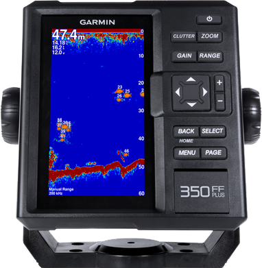 FISHFINDER 350 PLUS с трансдьюсером GT20-TM