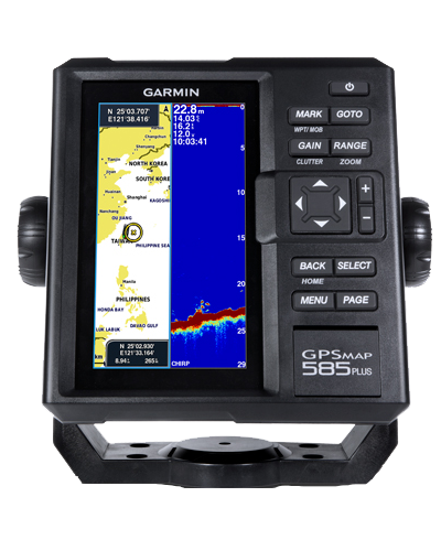 GPSMAP 585 PLUS с трансдьюсером GT20 GPSMAP 585 PLUS с трансдьюсером GT20