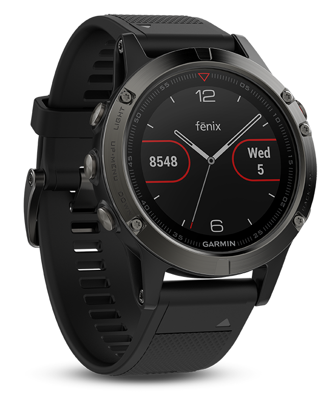 FENIX 5 SAPPHIRE черные с черным ремешком FENIX 5 SAPPHIRE черные с черным ремешком