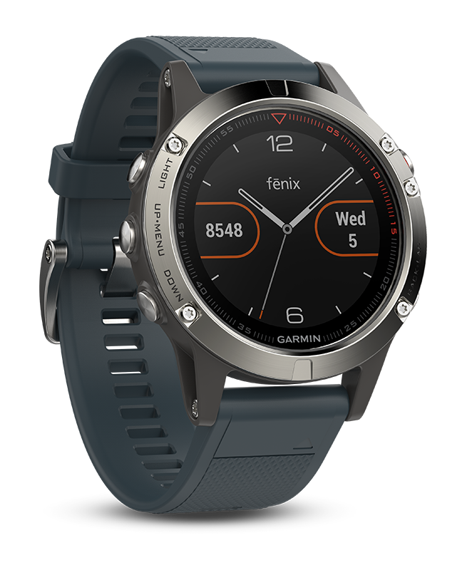FENIX 5 серебристые с синим ремешком FENIX 5 серебристые с синим ремешком